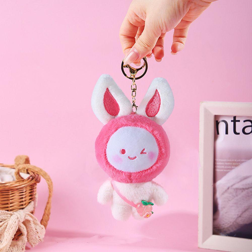 Móc Khóa Hình Búp Bê Hoạt Hình Nhồi Bông Xinh Xắn