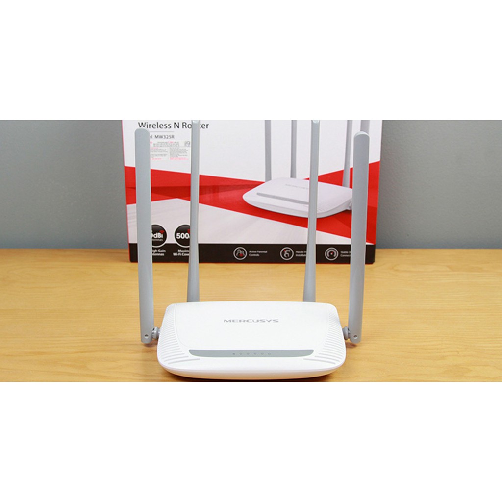 Bộ phát Wifi Mercusys MW325R 4 râu | BigBuy360 - bigbuy360.vn