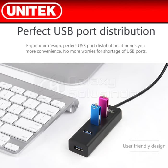 Bộ Chia Usb Hub Unitek Usb3 0 4 Cổng Y 3089