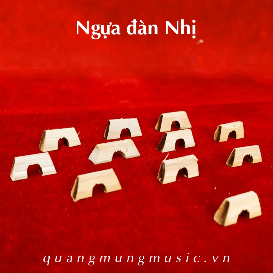 Ngựa Đàn Nhị - Đàn Cò bằng gỗ mun + miếng mút chống rè