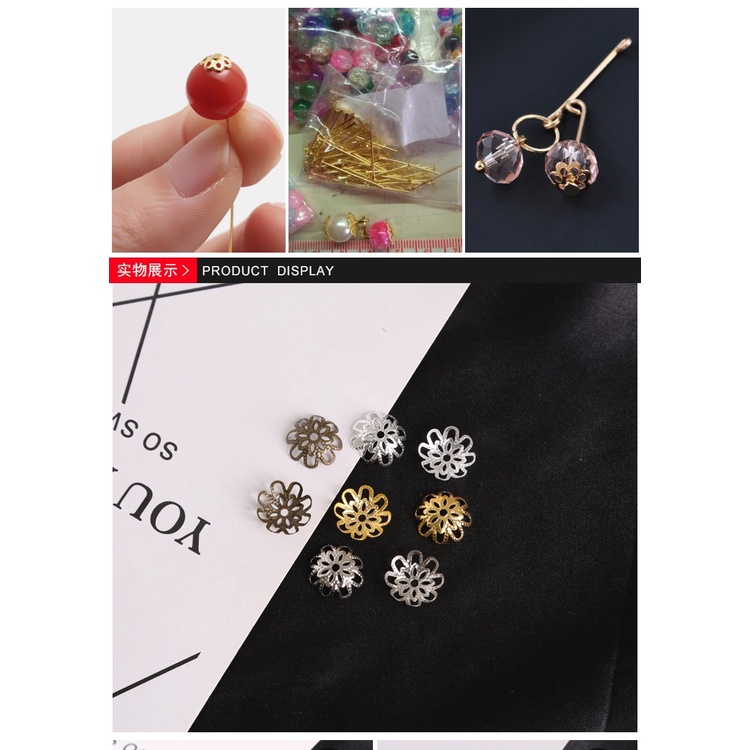 Hạt Charm Beadia Hình Cánh Hoa Dùng Làm Trang Sức