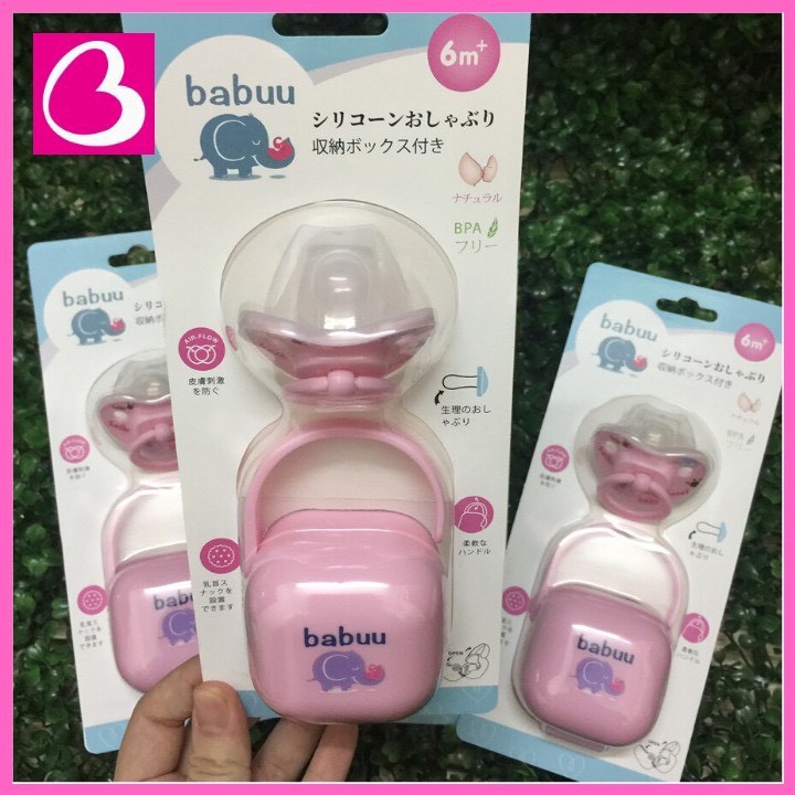 Ty giả kèm hộp Babuu Baby Nhật Bản cho bé 6m+