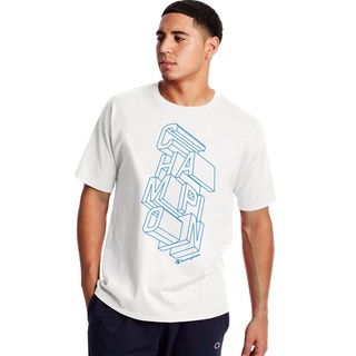 ÁO thun CHAMPION CHÍNH HÃNG GRAPHIC TEE BLOCK 3D - 100% AUTHENTIC USA