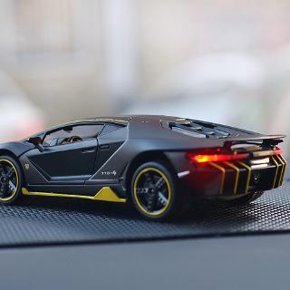 Mô phỏng Lamborghini LP770 xe thể thao mô hình hợp kim trang trí xe trẻ em đồ chơi xe điều khiển nội thất trang trí