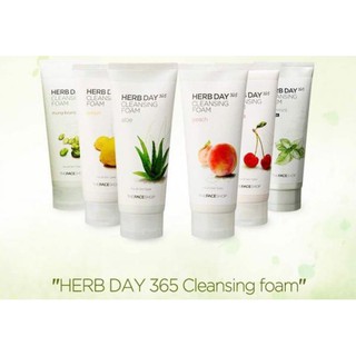 Herb Day 365 Cleansing Foam-Sữa Rửa Mặt The Face Shop