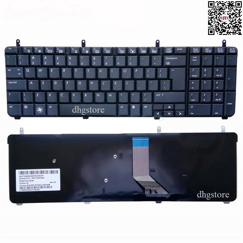 Bàn phím laptop HP Pavilion DV7-2000 DV7-2100 DV7-3000 DV7-3079wm DV7-3100 DV7-3300