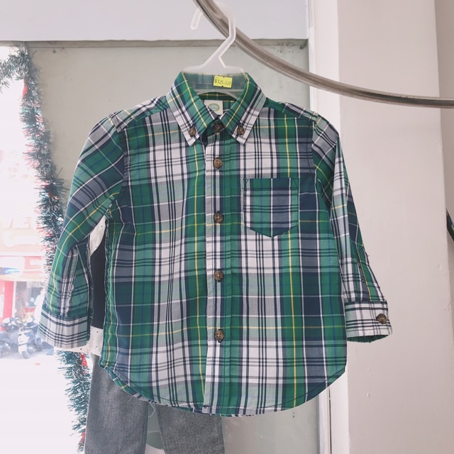 ÁO SƠ MI BÉ TRAI LITTLE 5 MÀU CỰC XỊN