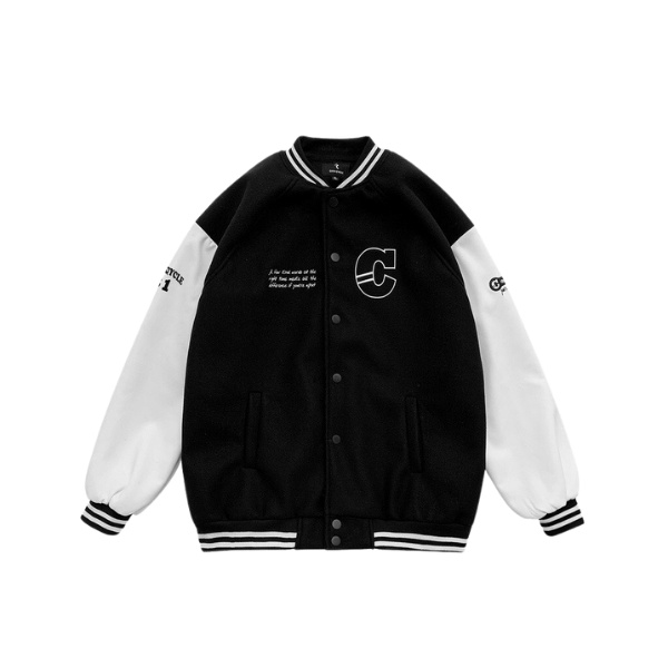 Áo Khoác Bombre VARSITY JACKET Form Unisex Chất Vải Nỉ Cao Cấp