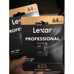 Thẻ nhớ SDXC Lexar Professional 64GB 633X