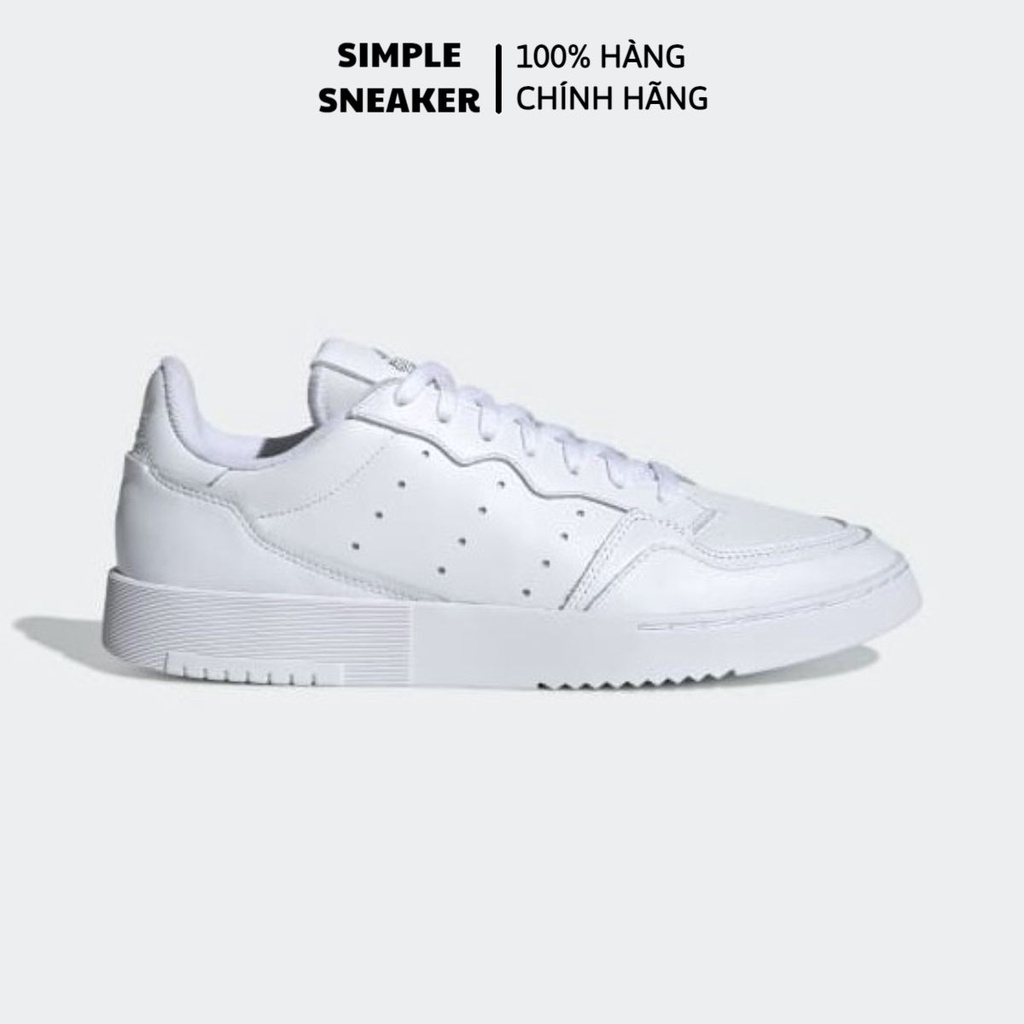 Giày Sneaker Thể Thao Adidas Supercourt 🔥FREESHIP🔥 Adidas Supercourt All White Chính Hãng - Giày Da Màu Trắng Thời Trang