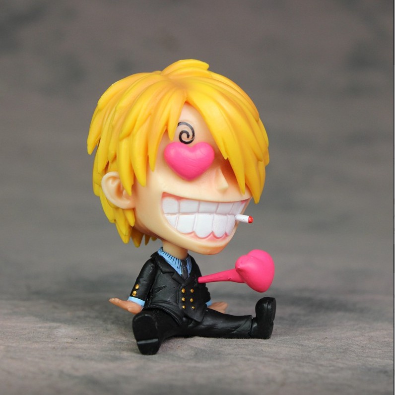 Mô hình One Piece - Mô hình Sanji chibi cực kì nét đẹp màu đậm rõ loại 1