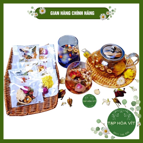 Trà Hoa Khô Thảo Mộc Tổng Hợp Phần 1 Tạp Hóa Vít