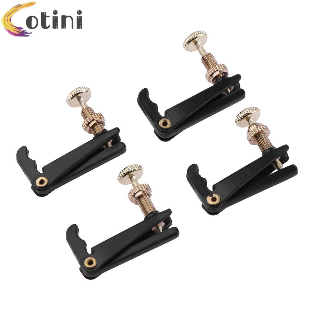 SPINNER Bộ 4 Dụng Cụ Điều Chỉnh Dây Đàn Violin Bằng Sắt Mạ 4 / 4-3 / 4