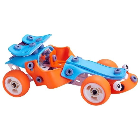 Đồ chơi phát triển kỹ năng Diy Models lắp ghép Build&amp;Play phương tiện giao thông 132 chi tiết: 5 trong 1 - Toyhouse 101