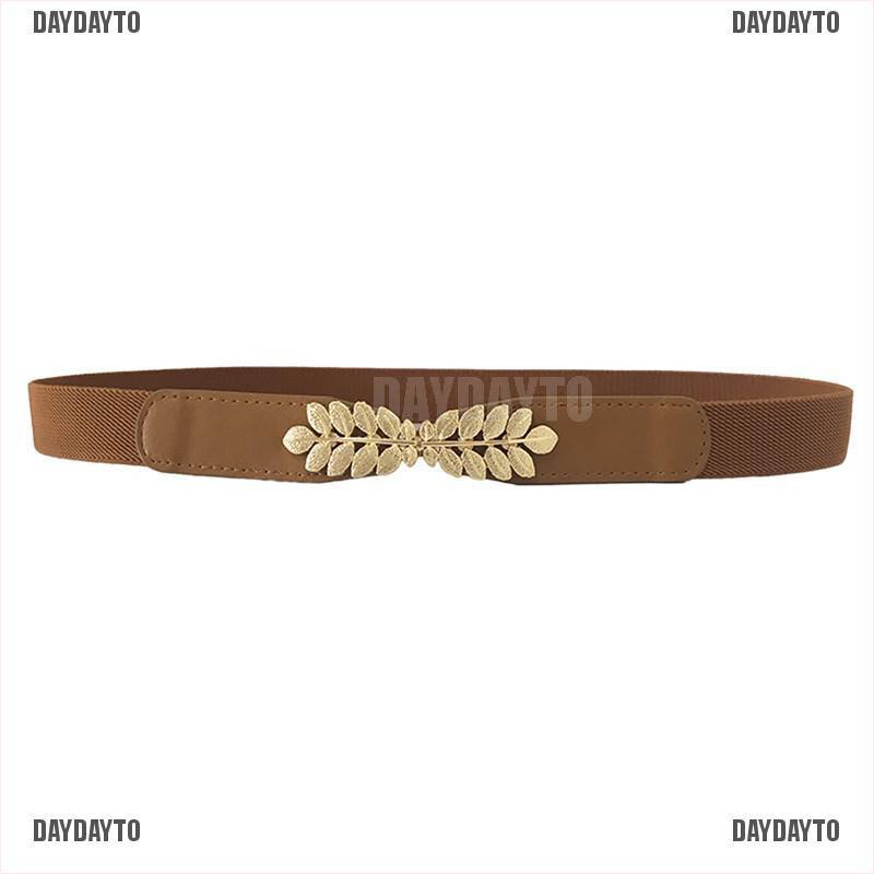 Thắt lưng nữ sang trọng khóa hình chiếc lá