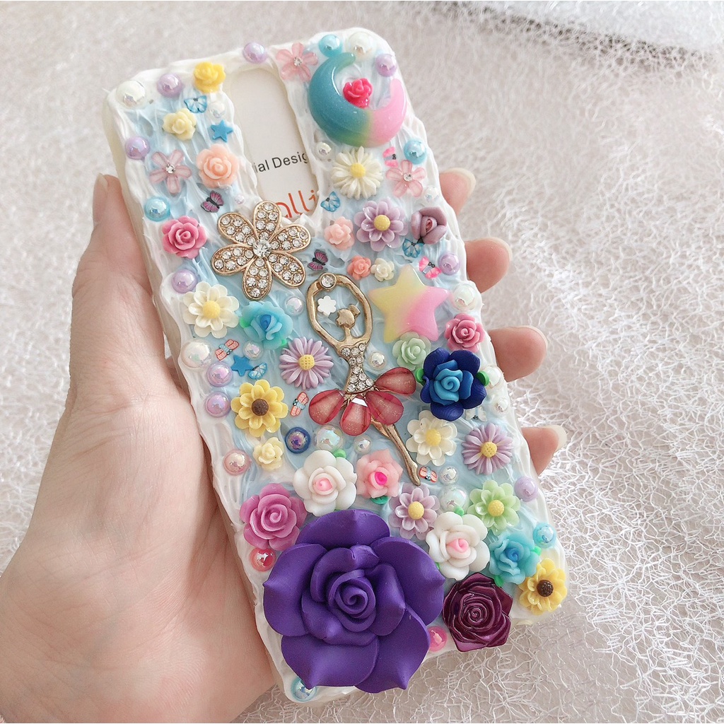 Bộ Kit keo kem trang trí mẫu Thiên Thần Set Nguyên Liệu Keo Kem Trang Trí Ốp lưng