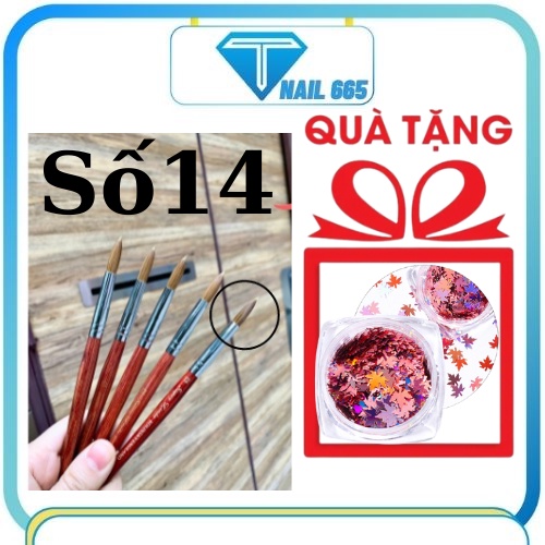 Cọ đắp bột nail Kolinsky , Cọ đắp bột móng nail cao cấp