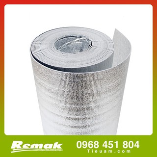 20m xốp dẻo PE Chống nóng dày 3mm tráng bạc Khổ 1m