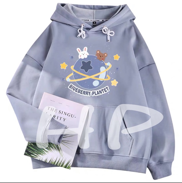 Áo hodie hành tinh gấu thỏ T | BigBuy360 - bigbuy360.vn