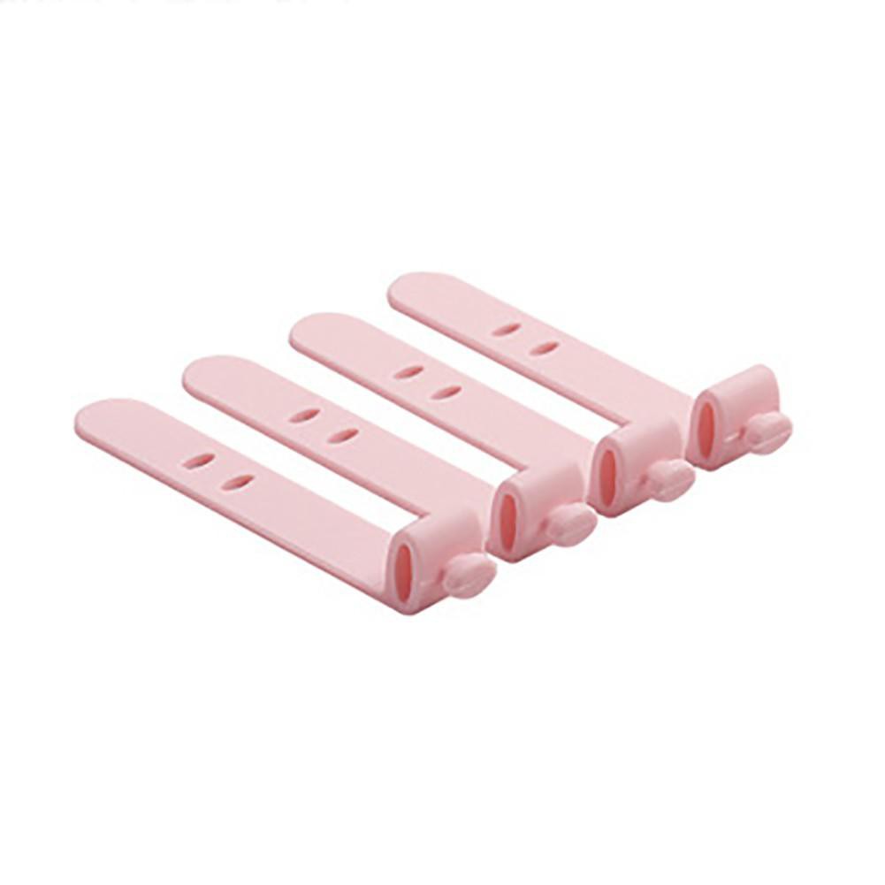 Set 4 dây quấn cáp sạc - Dây Silicone quấn cáp sạc, tai nghe, dây điện gọn gàng tiện lợi
