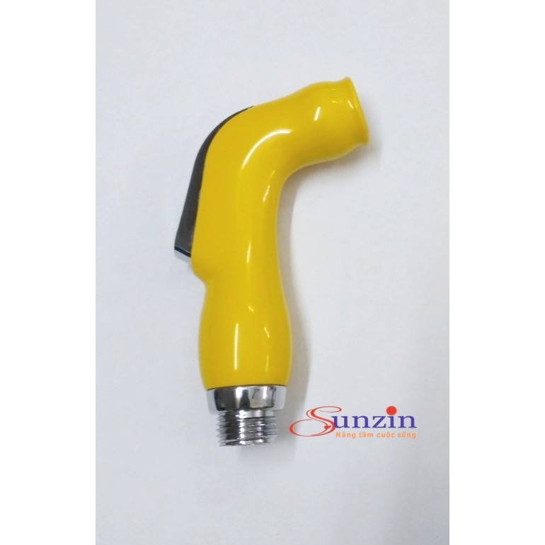 Đầu xịt rửa vệ sinh SZ077, chất liệu nhựa ABS (vàng), tặng 2 gioăng cao su