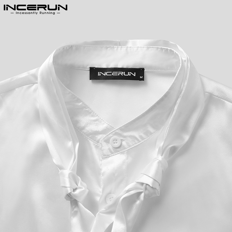 Áo sơ mi INCERUN không tay thời trang mùa hè cho nam