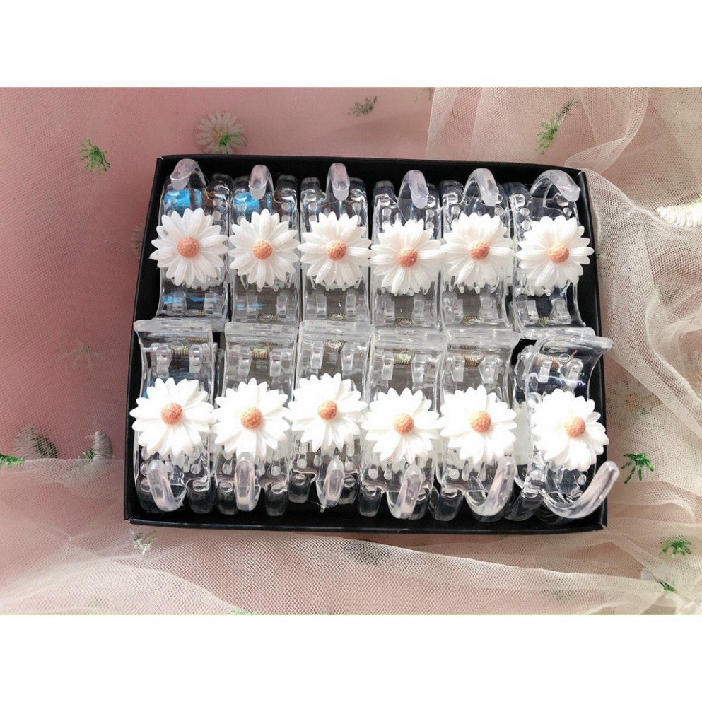 Kẹp tóc🌸 kẹp càng cua 5 răng 🌸 Hoa cúc? Hot
