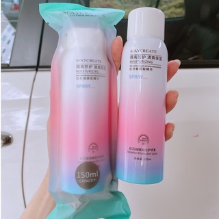 Kem xịt trắng nâng tone body, Maycreate Spring 150ml dưỡng ẩm hỗ trợ che khuyết điểm makeup