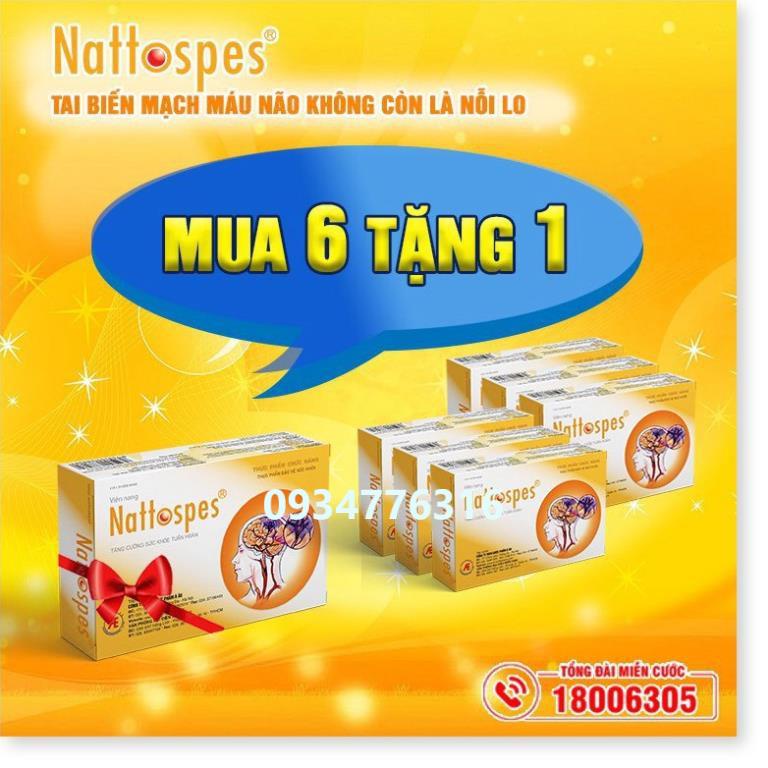 ✅ Viên uống Nattospes Mua 6 hộp tặng 1 Hộp
