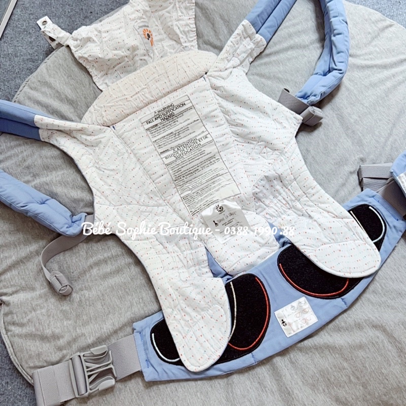 Hàng Auth - Địu trợ lực E.R.G.O BABY Adapt (Like new) - Siêu mềm, thoáng cho bé từ 0m