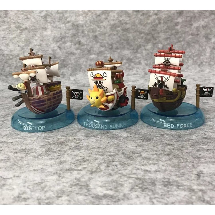 SET 6 MÔ HÌNH TÀU ONE PIECE CỰC NGẦU