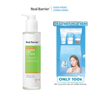 Sữa rửa mặt dạng gel real barrier control-t cleansing foam 190ml