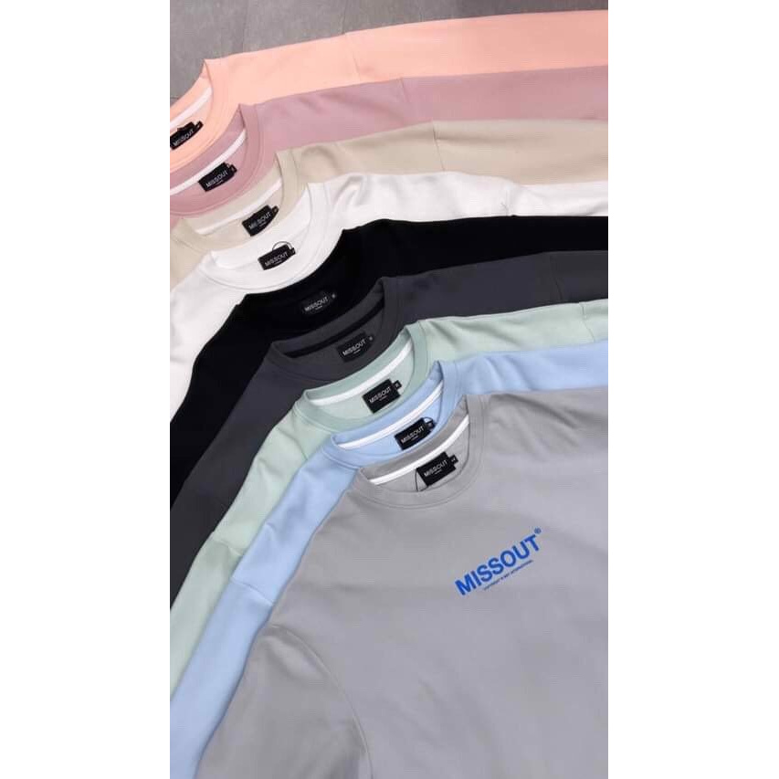(Full tem tag logo) ÁO SWEATER Missout Basic unisex nam nữ | BigBuy360 - bigbuy360.vn