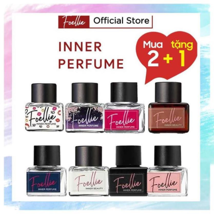 {Thơm lâu 4-8 giờ} Nước Hoa Vùng Kín Foellie Inner Perfume (5ml) Made in Việt Nam