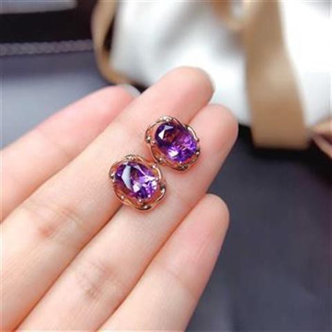 SEIKO (New Arrival) Fashionable Natural Amethyst Decorative Nails For Women 925