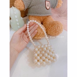 Túi mini ngọc trai cho bé gái