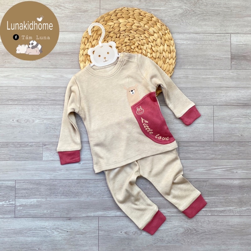 Bộ nỉ Little Live kéo khoá cổ lọ LIL
