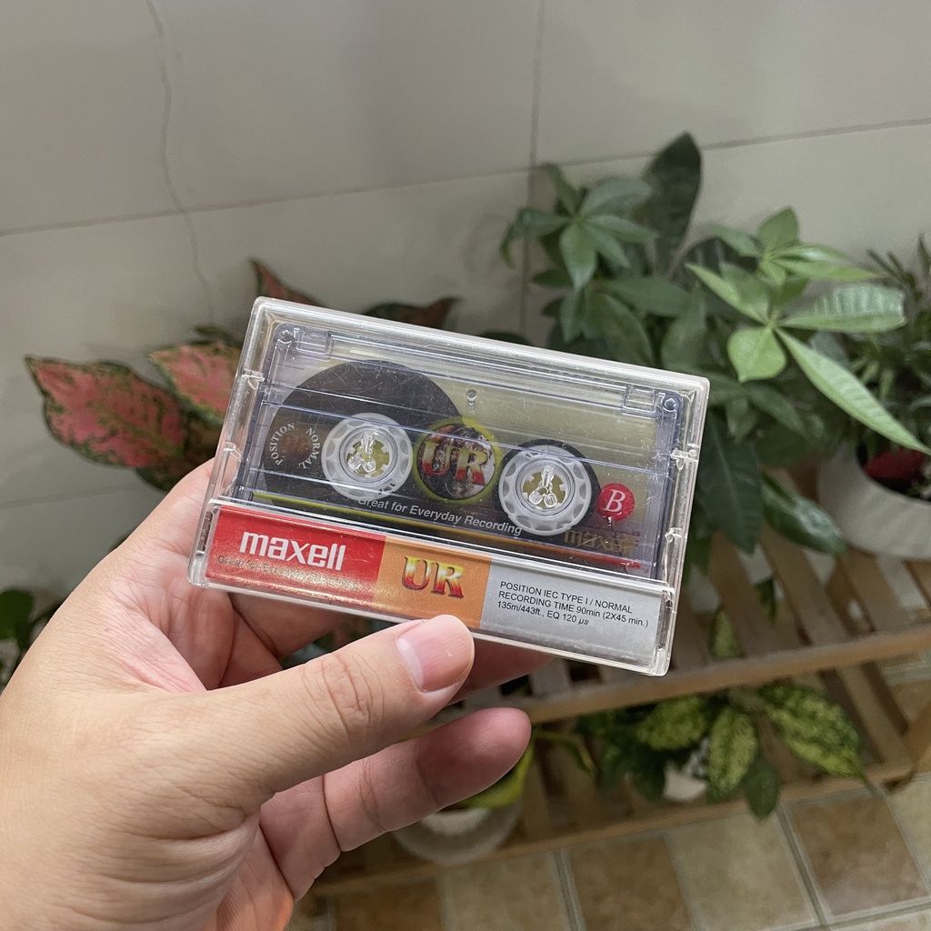 Băng cassette Maxell UR đã ghi 1 lần