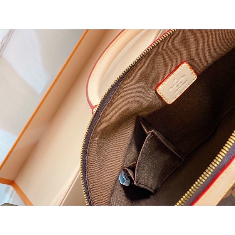 Túi công sở hoa nâu