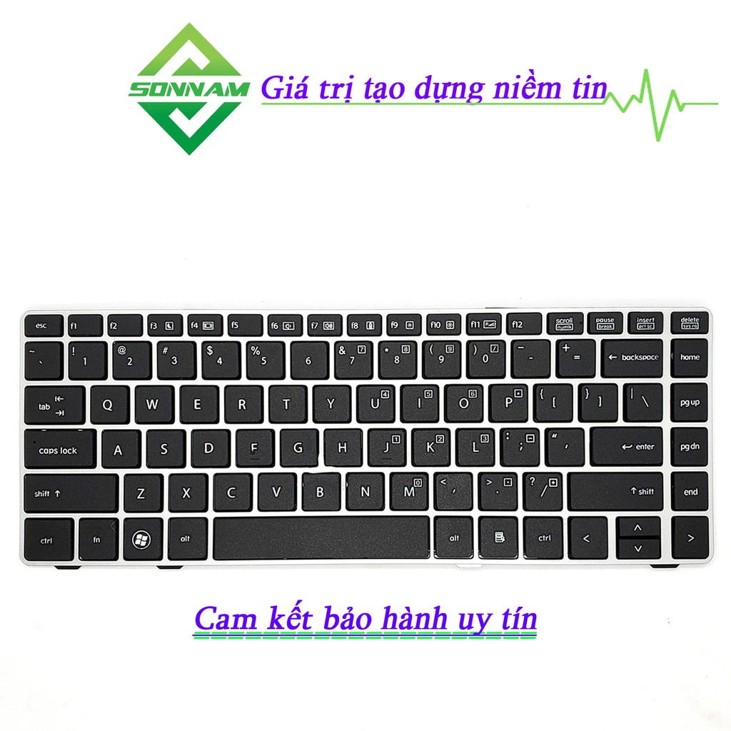 Bàn Phím Laptop Hp Elitebook 8460p 8470p - Bảo Hành Đổi Mới 9 Tháng