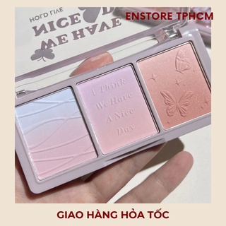 HOLD LIVE - Bảng phấn má 3 ô Hold Live Secret Garden HL461