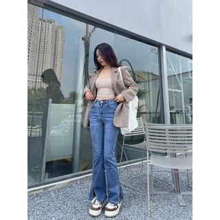 ÁO BLAZER ĐỘN VAI FORM ĐẸP DÀY DẶN [ Ảnh Thật Shop Tự Chụp ]