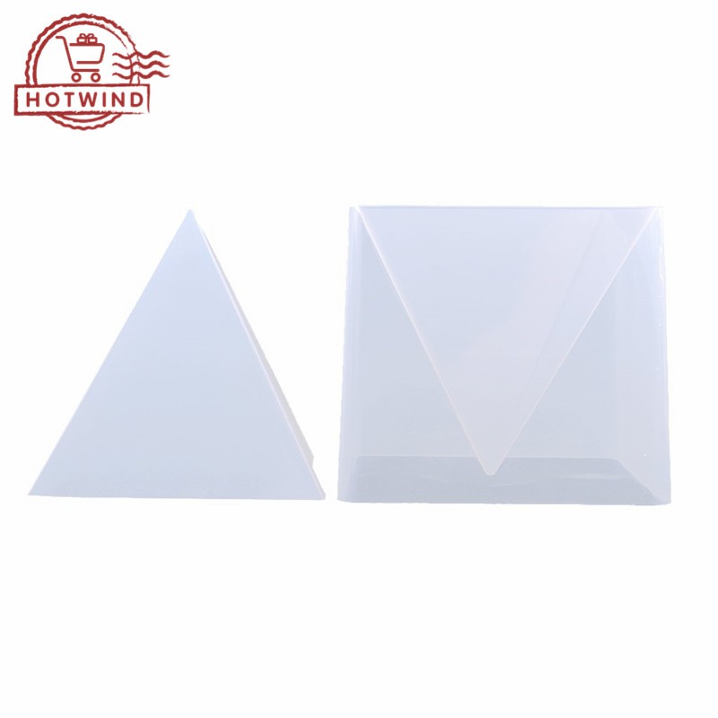 HW 15cm Large Pyramid DIY Silicone Mould Epoxy Resin Jewelry Casting Mold Handcraft Ornaments Tool