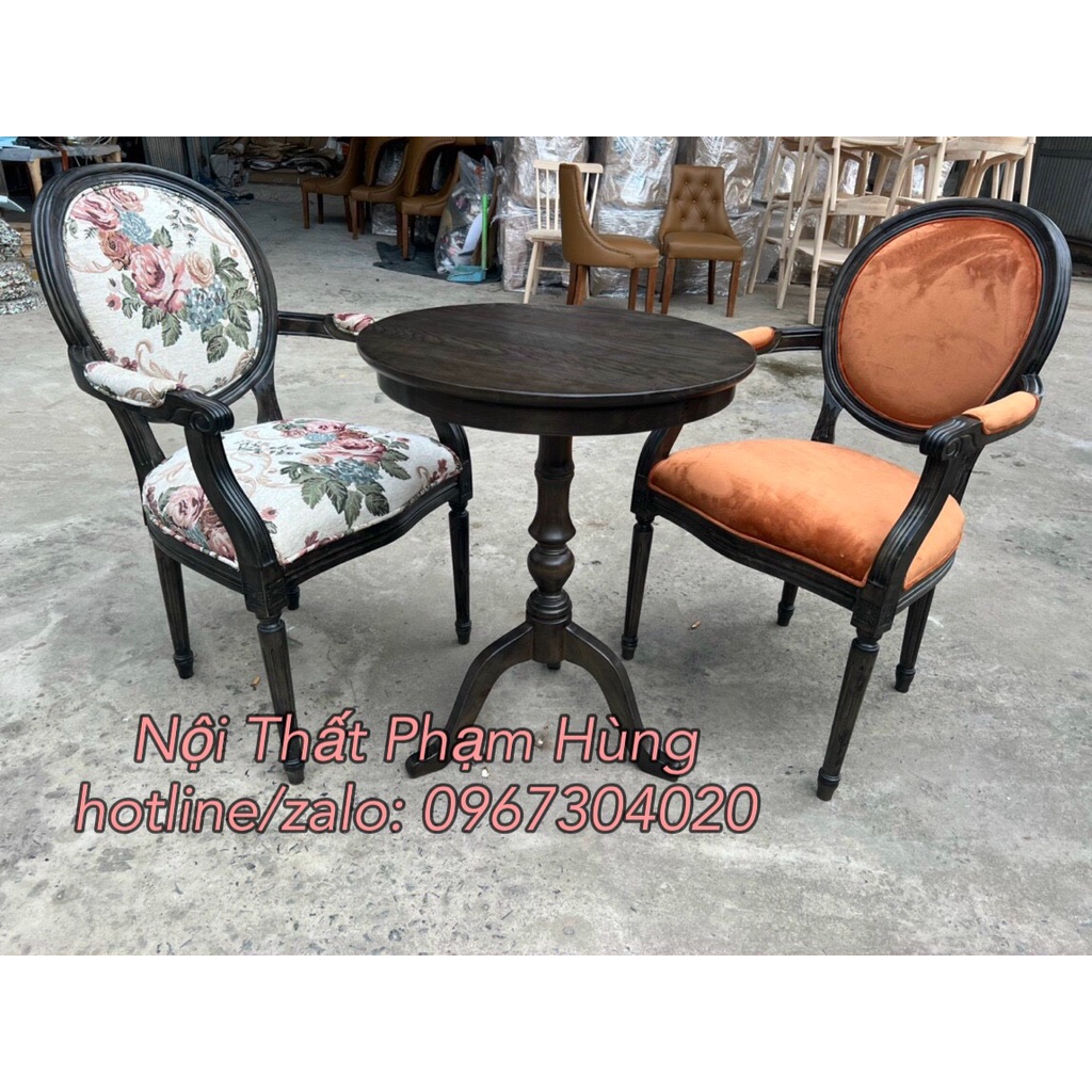 bộ bàn ghế louis cao cấp decor phong cách cổ điển ghế chụp ảnh studio