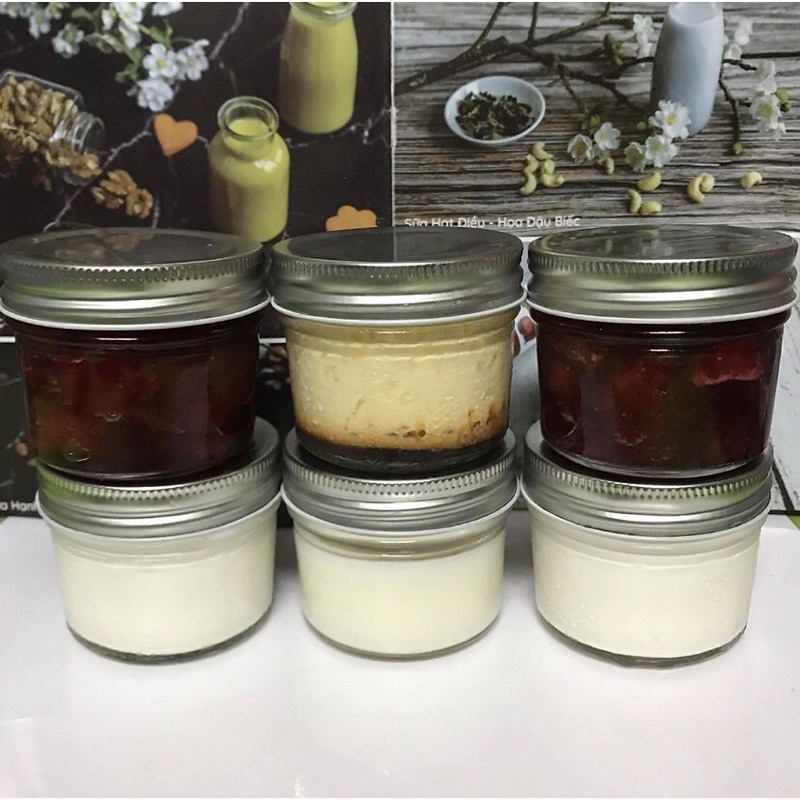 Hũ thuỷ tinh nắp nhôm 100ml