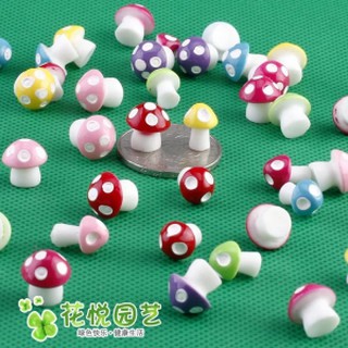 Nấm mini phụ kiện tiểu cảnh, chậu cây, bể cá