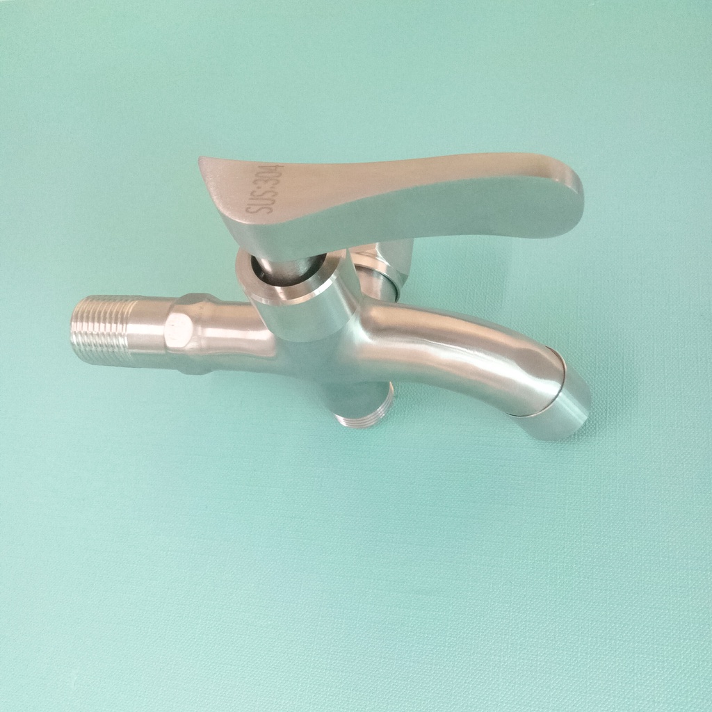 Củ sen nhà tắm một đường nước lạnh chất liệu inox 304 cao cấp dùng cho hệ thống vòi sen kết hợp vòi xả nước - QM.CS09