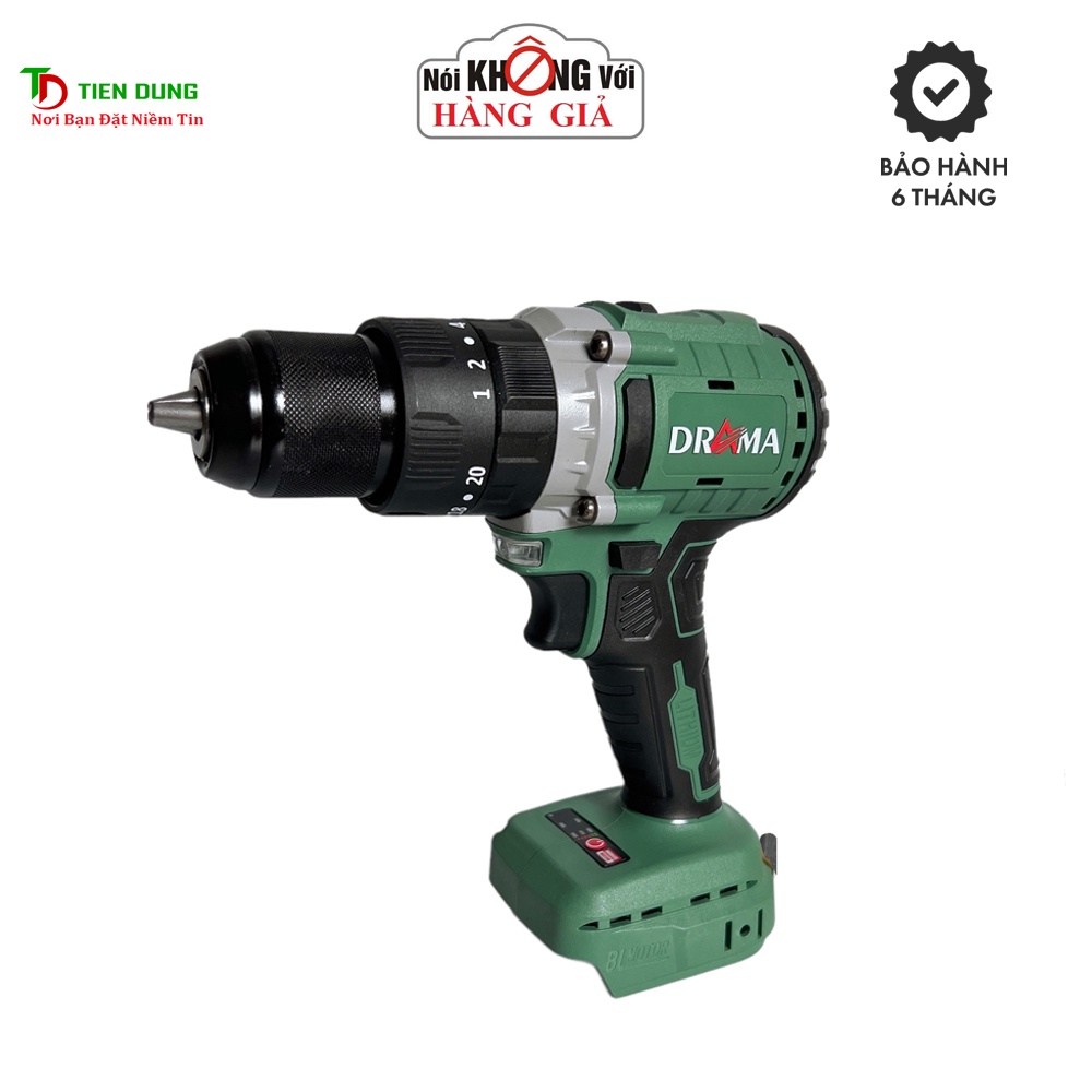 Thân Máy Khoan Pin 3 chức năng 21v DRAMA Chân Pin Phổ Thông