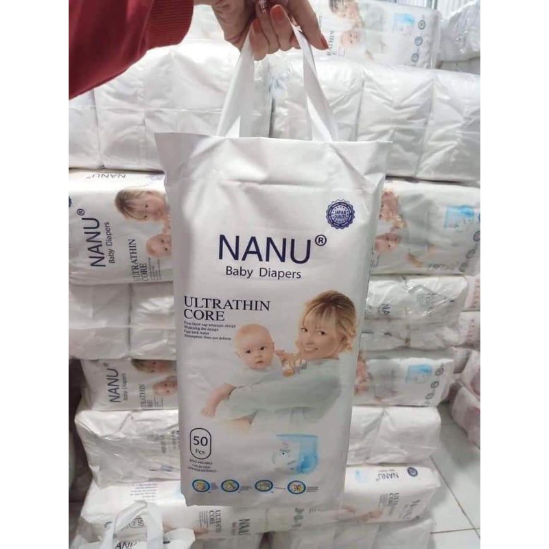 Combo bỉm quần nanu baby hàng bao bì mớ 100m được 2 bịch M/L/XL/XXL/XXXL