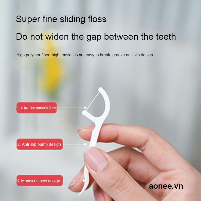 ✨✨Hộp Đựng Chỉ Nha Khoa Mini Tự Động Cao Cấp,Tăm chỉ nha khoa tiệt trùng hộp